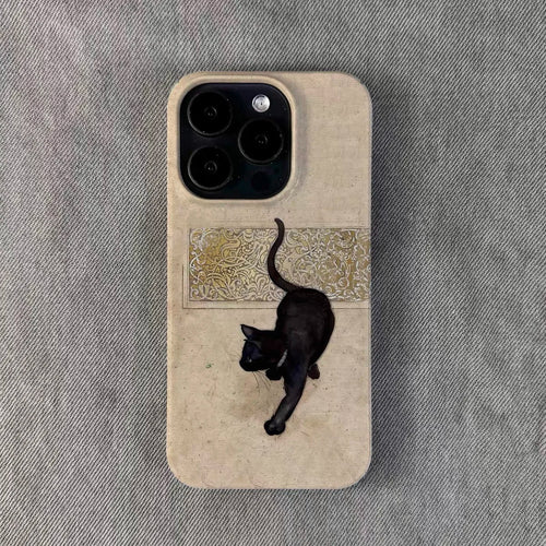 Litlookz Studio Black Cat Phone Case