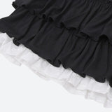 Litlookz Studio Black Coquette Mini Skirt, view 4