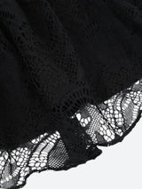 Litlookz Studio Black Coquette Mini Skirt, view 6