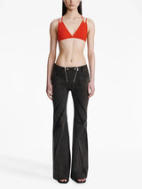 Litlookz Studio Black Denim Tube Top & Patch Jeans Two Piece Set, view 3