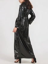 Litlookz Studio Black Trench Coat, view 2