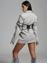 Litlookz Studio Blazer Dress, view 2