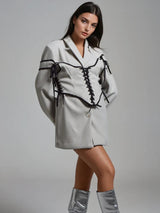 Litlookz Studio Blazer Dress, view 4