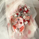 Litlookz Studio Bloody Gothic Skull Necklace, view 2
