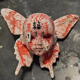 Litlookz Studio Bloody Gothic Skull Necklace, view 3
