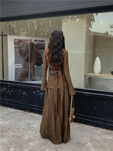 Litlookz Studio Blouse & Skirt Two Piece Set, view 2