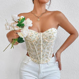 Litlookz Studio Blue Corset Top, view 3