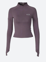 Litlookz Studio Bodycon Half Zip-Up Top, view 5