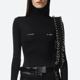 Litlookz Studio Bodycon Piercing Top, view 2