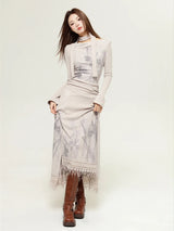 Litlookz Studio Bohemian One Shoulder Maxi Dress, view 6