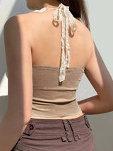 Litlookz Studio Boho Lace Up Top, view 2
