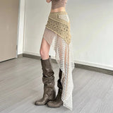 Litlookz Studio Boho Patchwork Mini Skirt, view 3