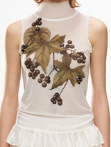 Litlookz Studio Botanical Mesh Top, view 6