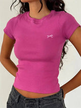 Litlookz Studio Bow Basic Tee, view 3
