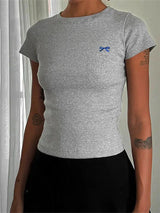 Litlookz Studio Bow Basic Tee, view 6