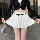 Litlookz Studio Bow Belt Pleated Mini Skort, view 2