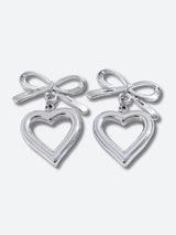 Litlookz Studio Bow & Heart Earrings, view 4