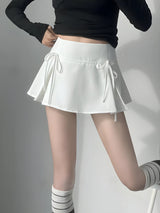 Litlookz Studio Bow Pleated Mini Skirt, view 2