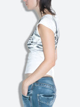 Litlookz Studio Bra Printed Tee, view 4
