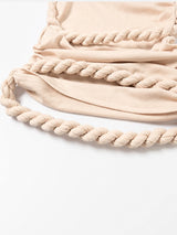 Litlookz Studio Braided Trim Mini Dress, view 6