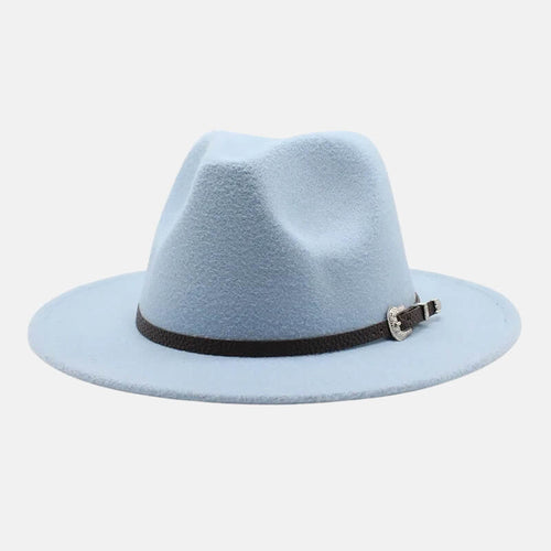 Litlookz Studio Buckle Band Fedora Hat