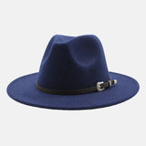 Litlookz Studio Buckle Band Fedora Hat, view 2