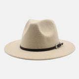 Litlookz Studio Buckle Band Fedora Hat, view 4