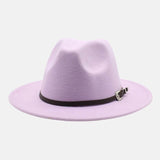 Litlookz Studio Buckle Band Fedora Hat, view 5