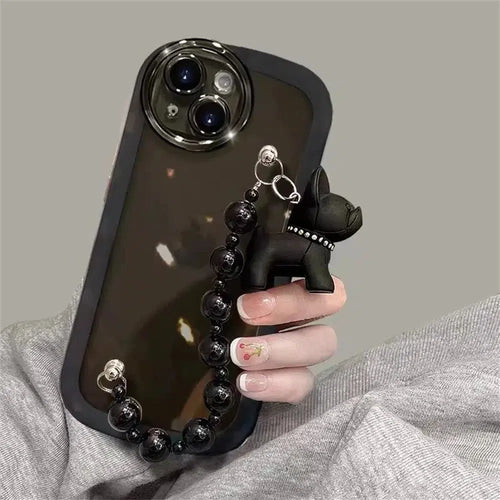 Litlookz Studio Bulldog Clear Phone Case