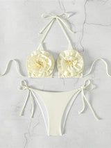 Litlookz Studio Butter Yellow Bikini Set, view 3
