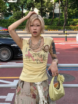 Litlookz Studio Butterfly Chain Tee, view 4