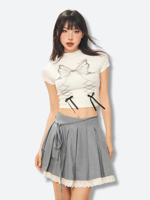 Litlookz Studio Butterfly Crop Top