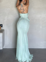 Litlookz Studio Butterfly Cut Out Maxi Dress, view 2