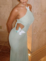 Litlookz Studio Butterfly Cut Out Maxi Dress, view 4