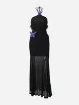 Litlookz Studio Butterfly Cut Out Maxi Dress, view 6
