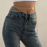 Litlookz Studio Butterfly Layered Belly Chain, view 2