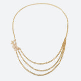 Litlookz Studio Butterfly Layered Belly Chain, view 4
