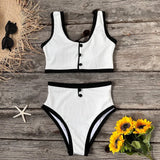 Litlookz Studio Button Up Bikini Set, view 2
