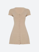 Litlookz Studio Button Up Knitted Mini Dress, view 5