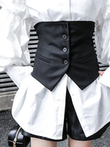 Litlookz Studio Button-Up Underbust Corset Top, view 3