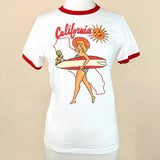 Litlookz Studio California Ringer Tee, view 4