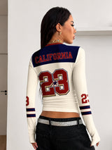 Litlookz Studio California Varsity Top, view 3