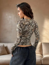 Litlookz Studio Camo Top, view 2