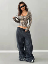 Litlookz Studio Camo Top, view 5