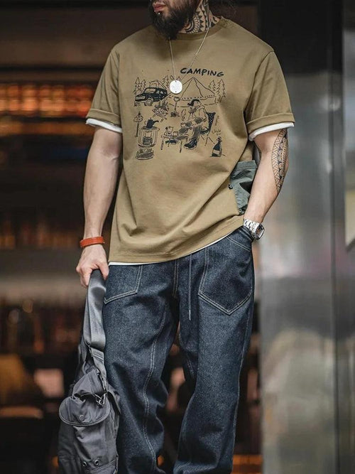 Litlookz Studio Camping Pocket Tee