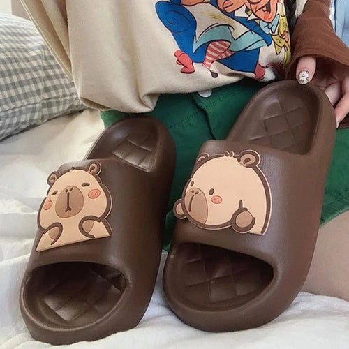 Litlookz Studio Capybara Rubber Slippers