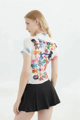 Litlookz Studio Cartoon Figures Printed Top, view 2