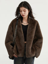 Litlookz Studio Casual Plush Jacket, view 5