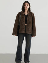 Litlookz Studio Casual Plush Jacket, view 6