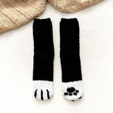 Litlookz Studio Cat Paw Plush Socks, view 6